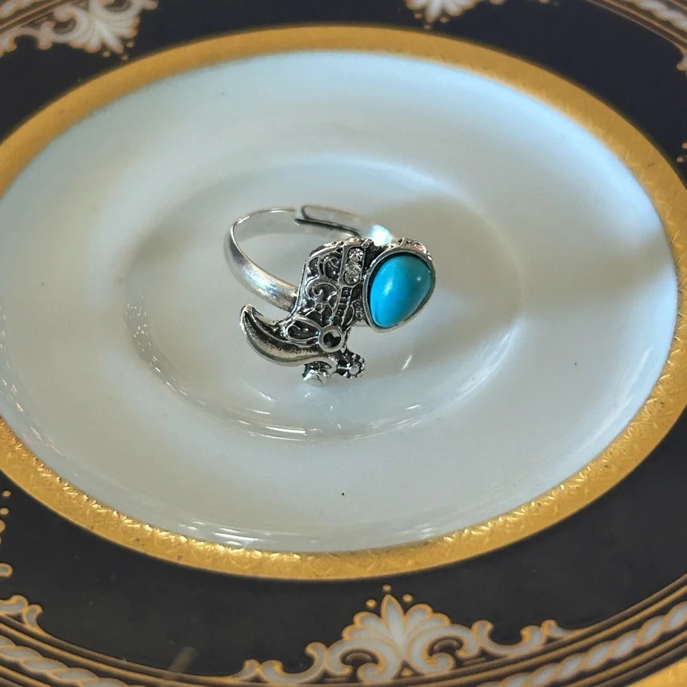 Cowboy Boot Ring